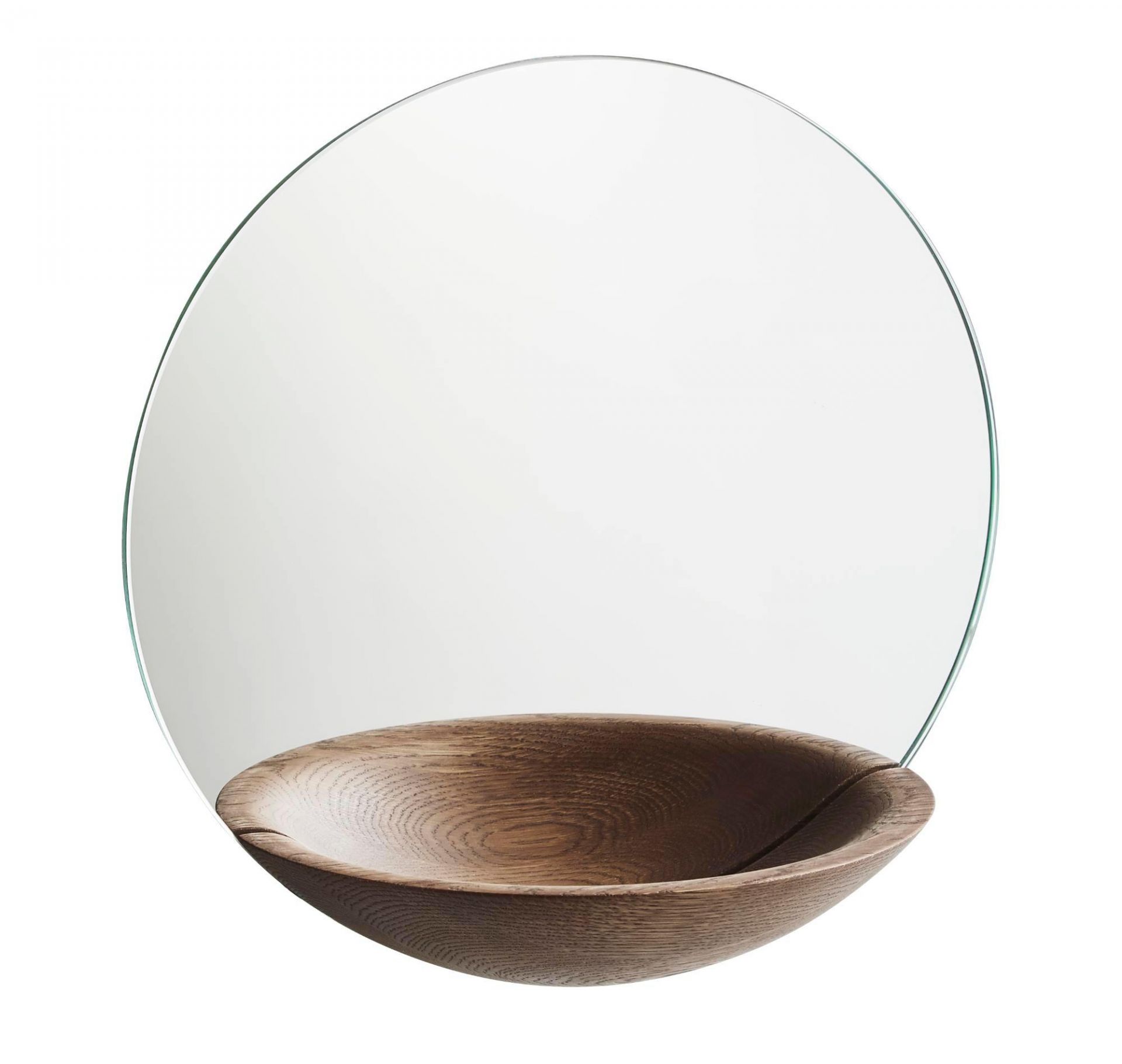 Pocket Mirror Wall mirror Large Woud-black SINGLE PIECES