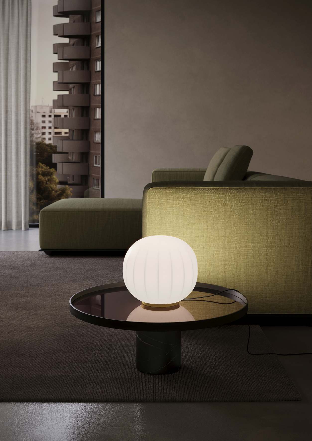Lita Table lamp brass Luceplan