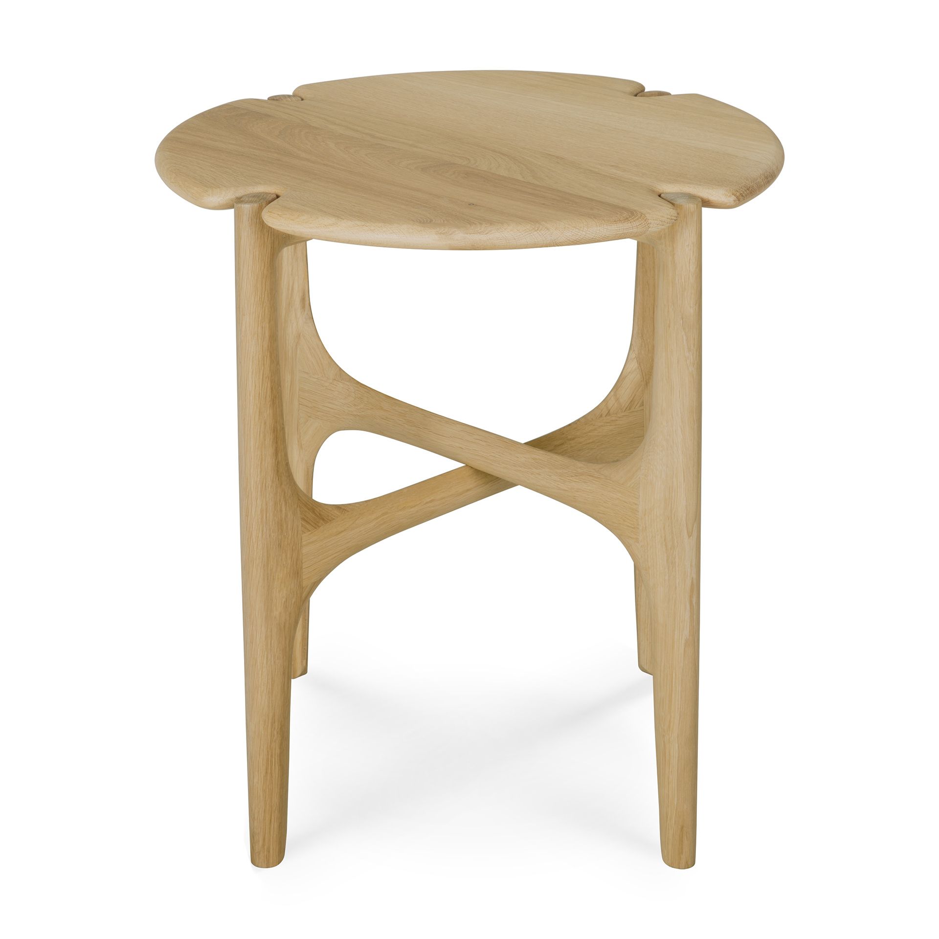 PI Side Table Round Oak Lacquered Ethnicraft