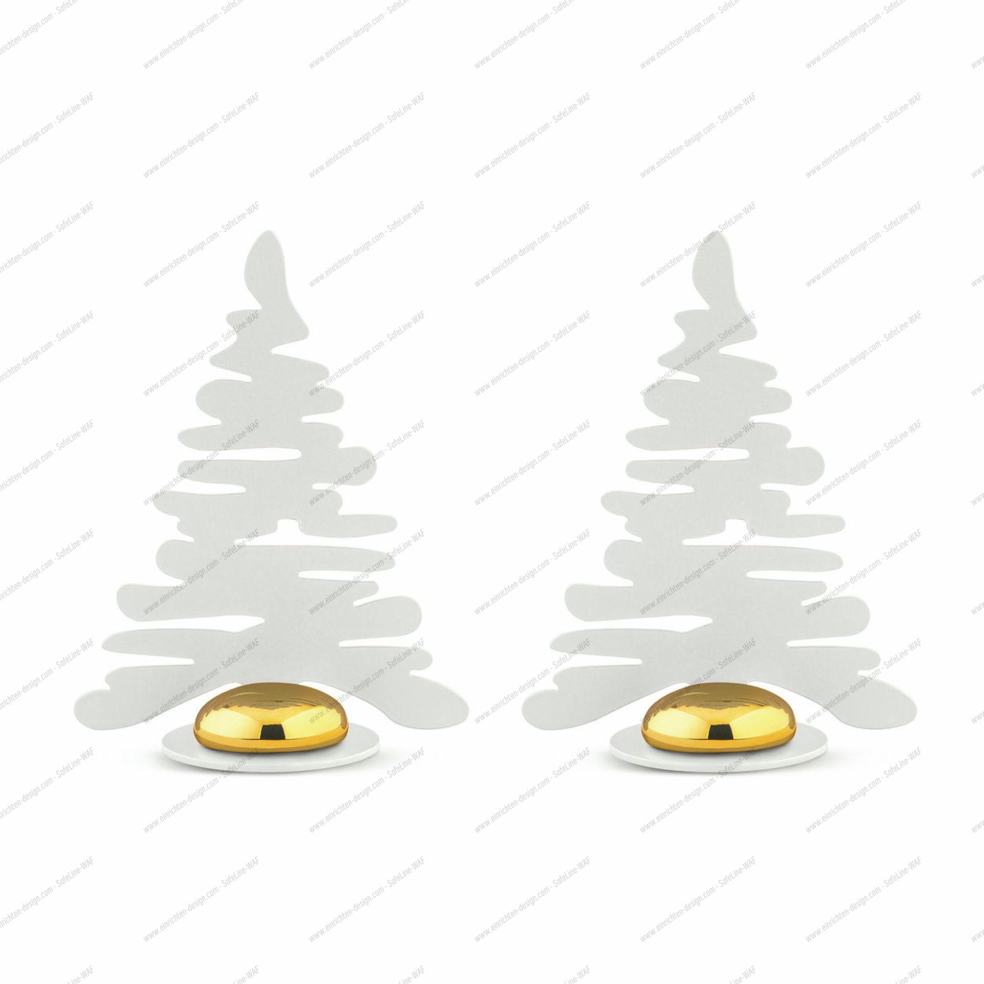 Barkplace Tree Place Card Holder Christmas White Alessi SINGLE PIECE