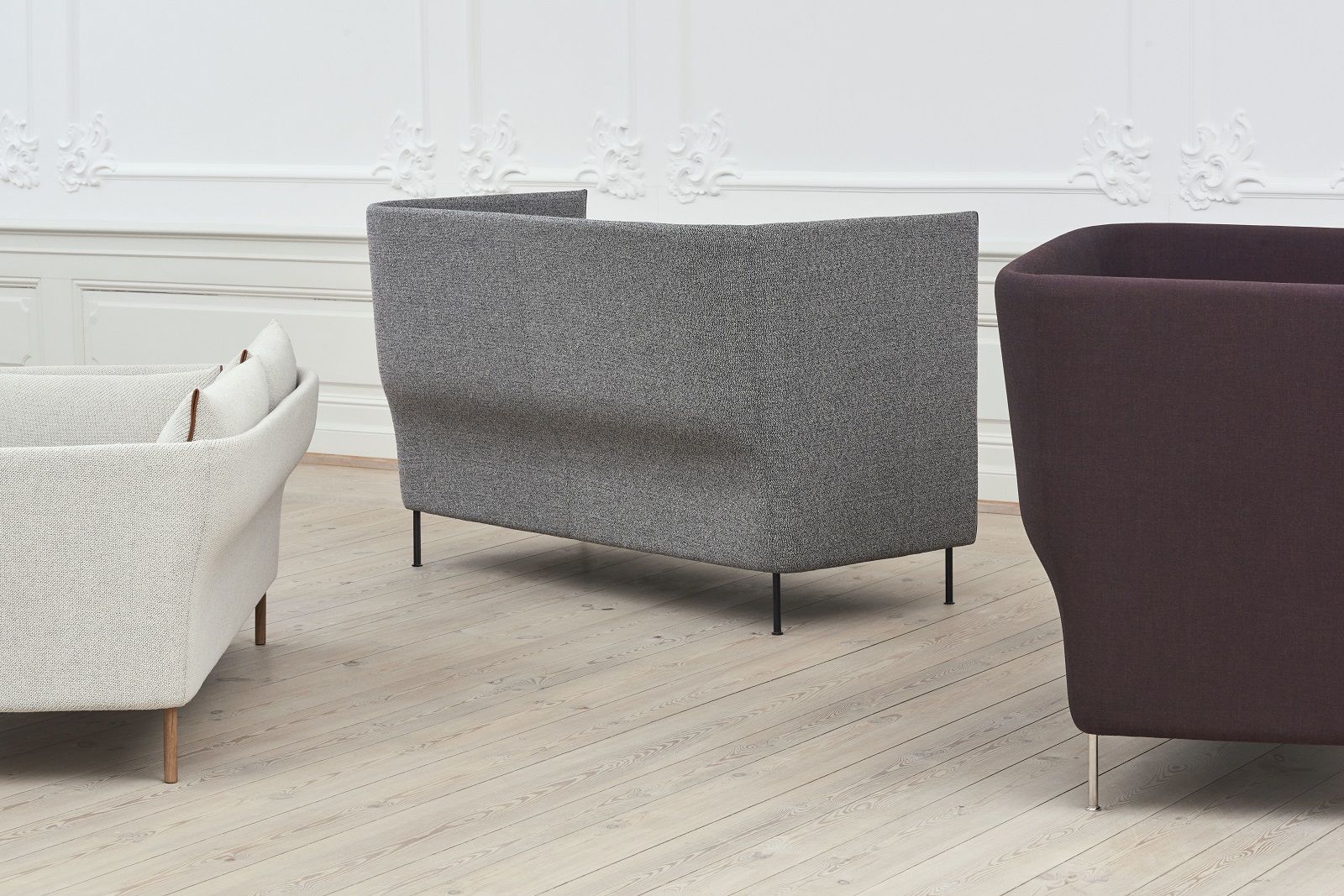 Silhouette Sofa 3-seater High back Hay 