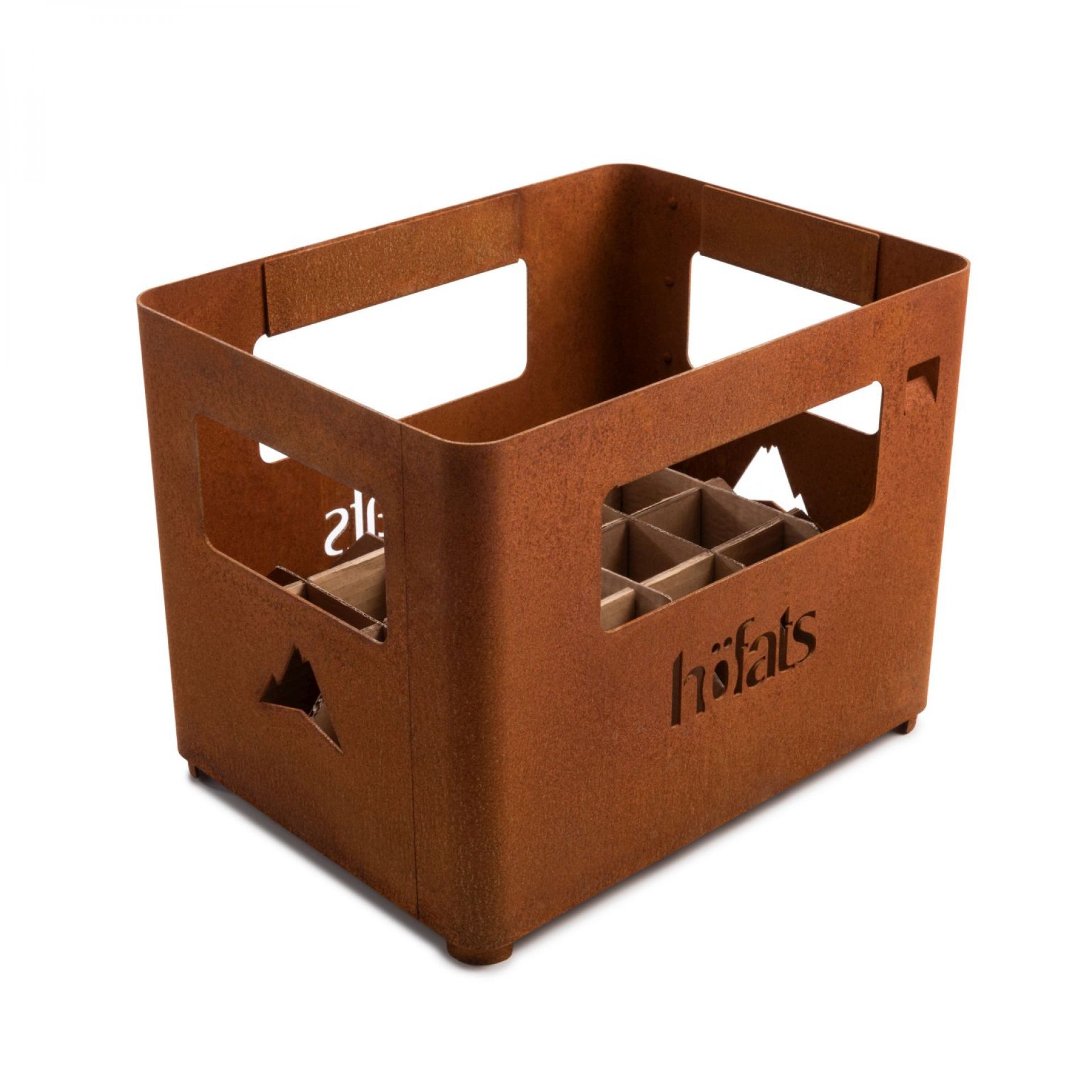 Höfats Beer Box steel fire basket