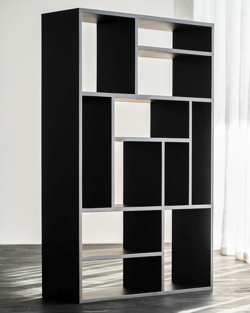 M Rack Oak black Ethnicraft W 104