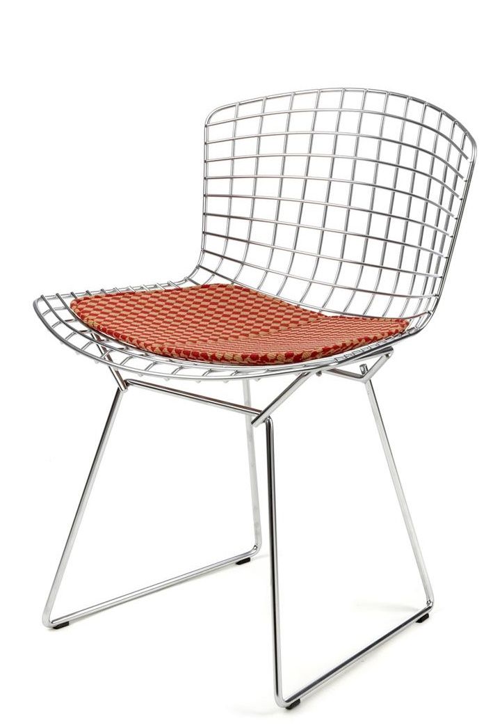 Bertoia Chair with Seat Cushion Knoll International 