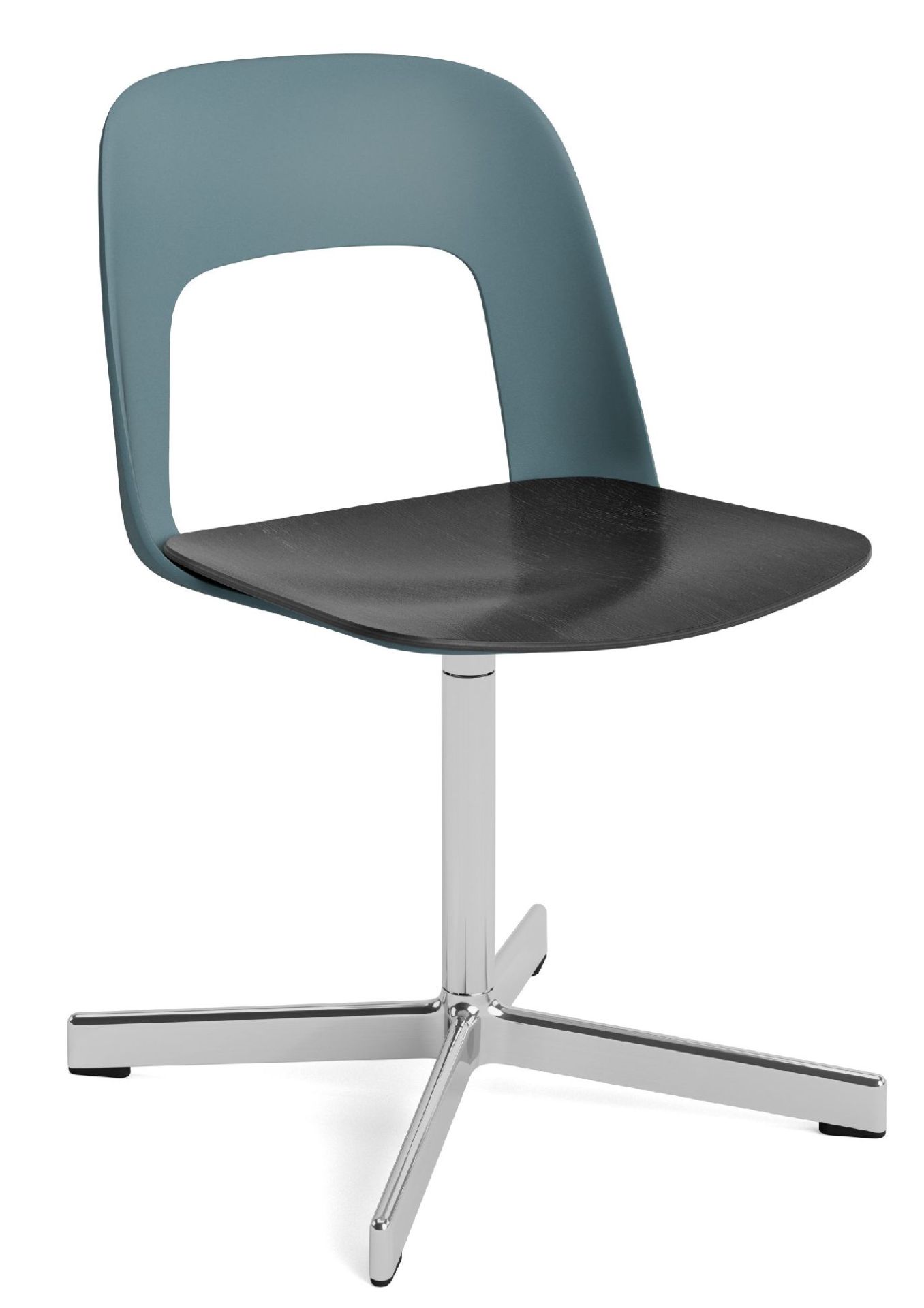 Layout Side Chair 132 4-star swivel base chair Hay 