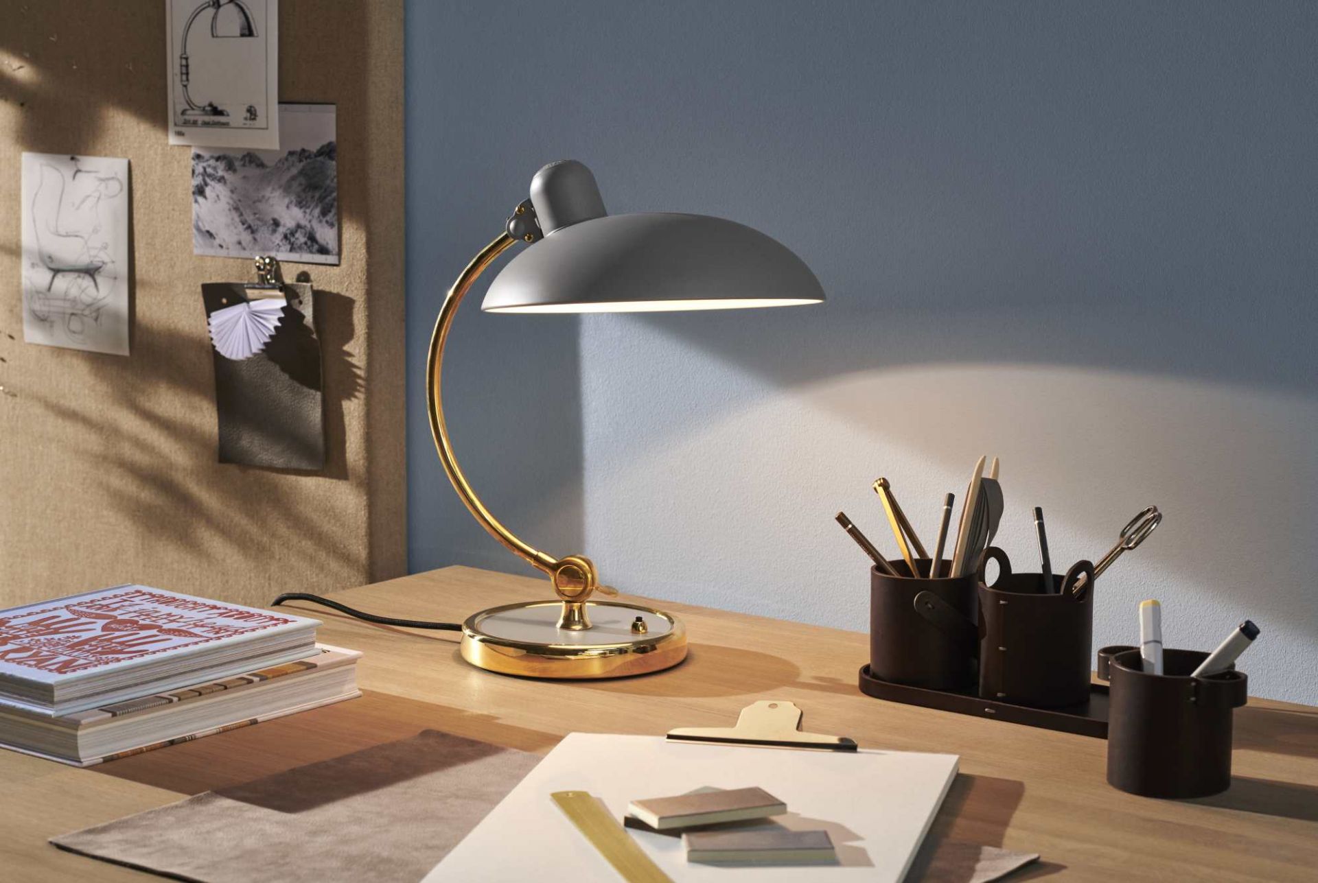6631 T Luxus Table lamp KAISER idell Fritz Hansen Easy grey