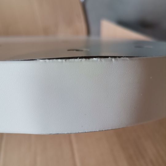 Max - Table 190 x 90/73cm on castors / ZINC WHITE Kartell MÄNGELEXEMPLAR
