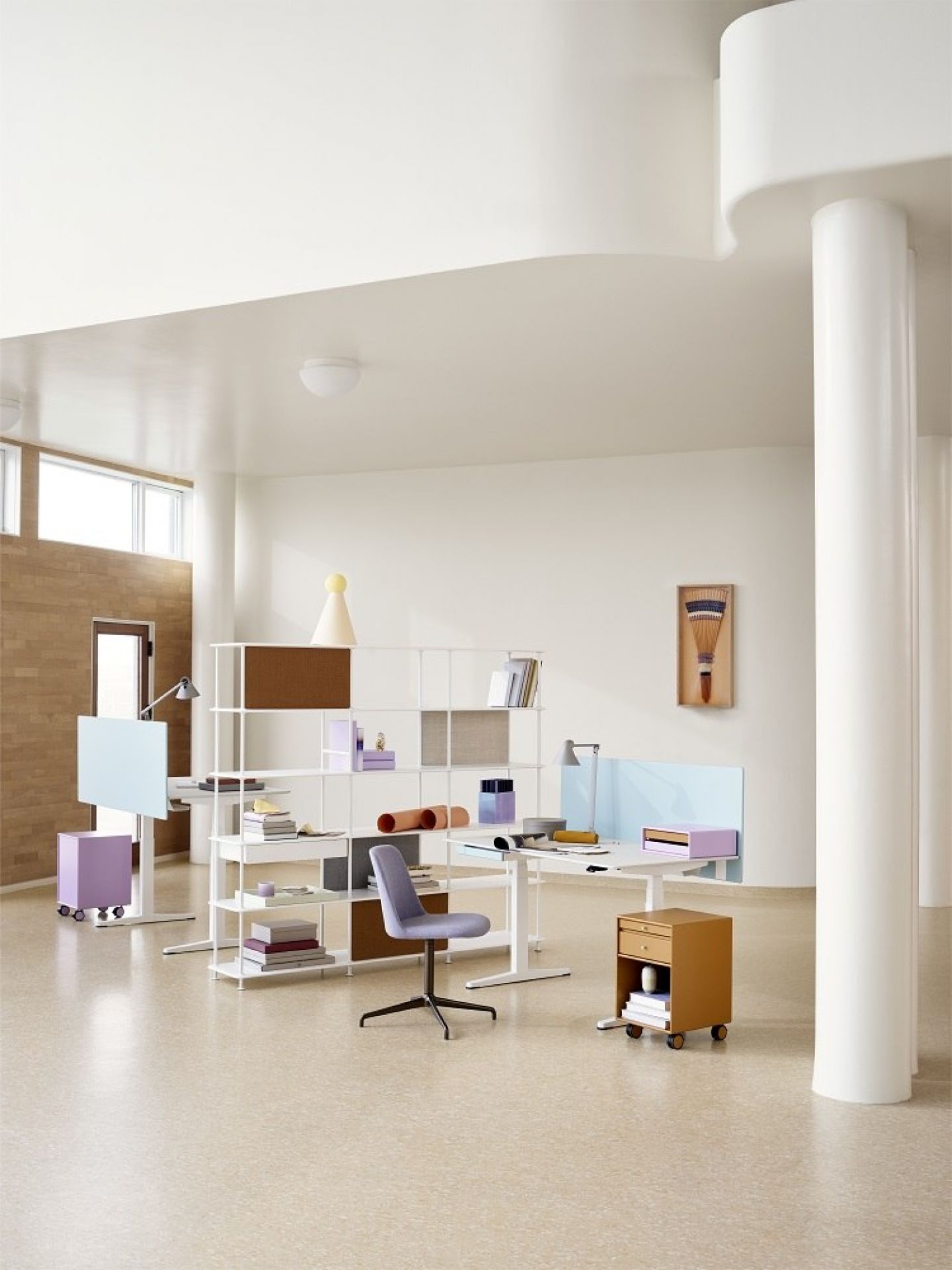 HiLow Double Work table height adjustable Montana