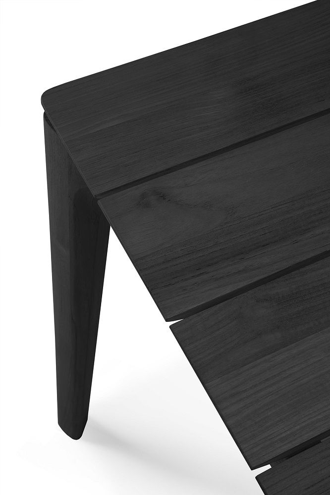 Bok Outdoor Dining Table Teak Black lacquered Ethnicraft