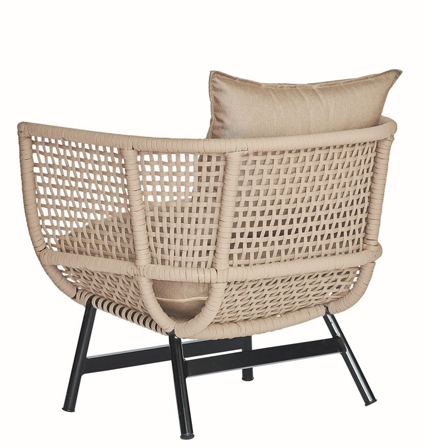 Suka Lounge Armchair Outdoor Jan Kurtz Taupe Suka Lounge Armchair Outdoor Jan Kurtz Taupe