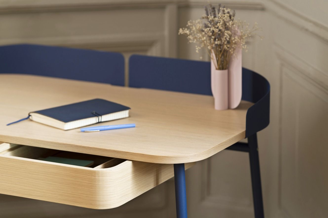 Victor desk Hartô Blue matt