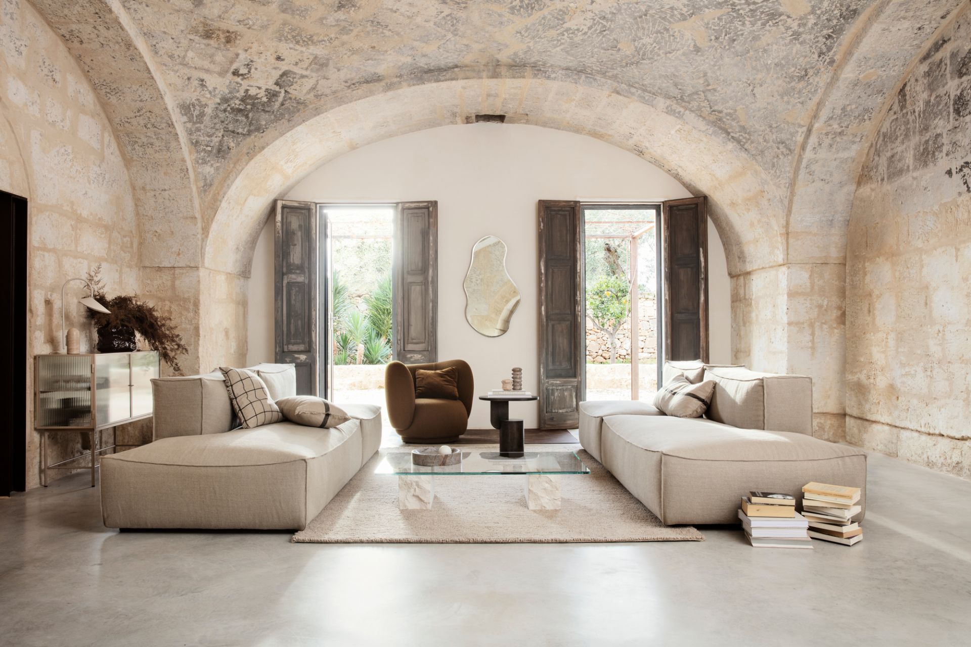 Rico Lounge Chair Bouclé Ferm Living Rico Lounge Chair Bouclé Ferm Living