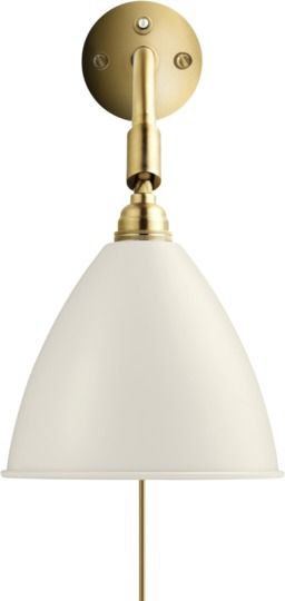 Bestlite BL 7 wall lamp White / Brass Gubi