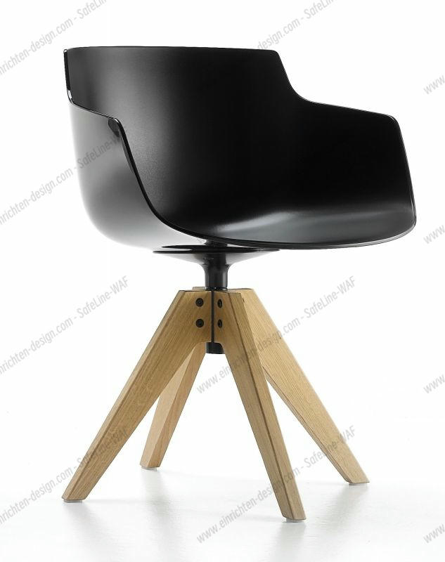 Flow Slim armchair VN oak MDF Italia