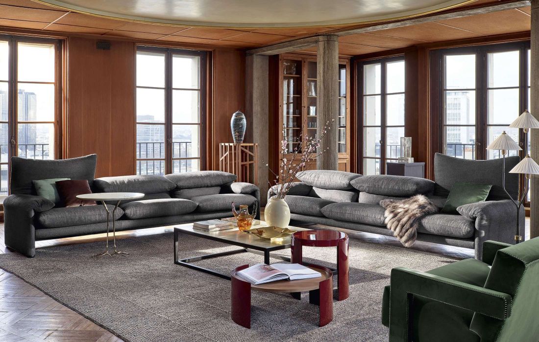 675 Maralunga Sofa 3-seater Cassina