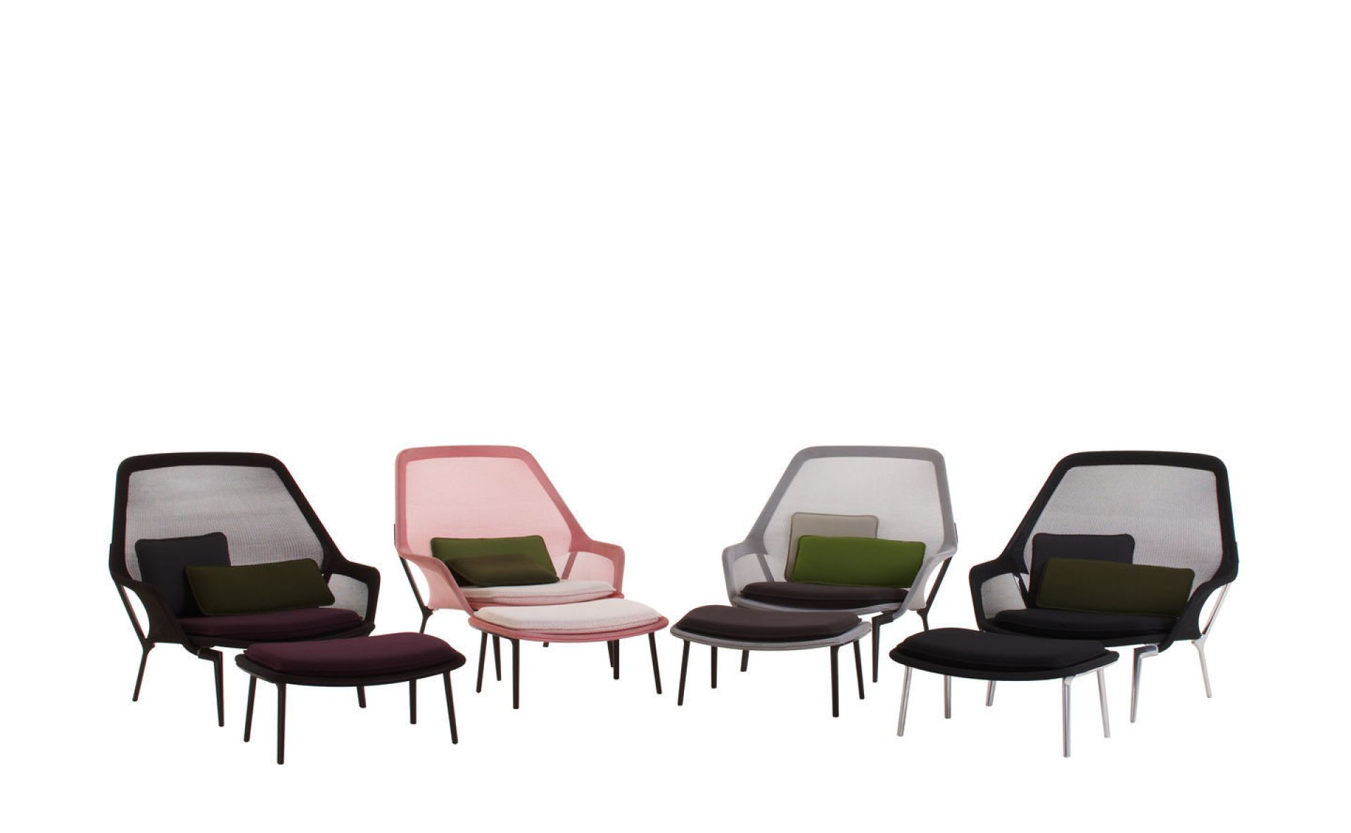 Slow Chair &amp; Ottoman Armchair Vitra