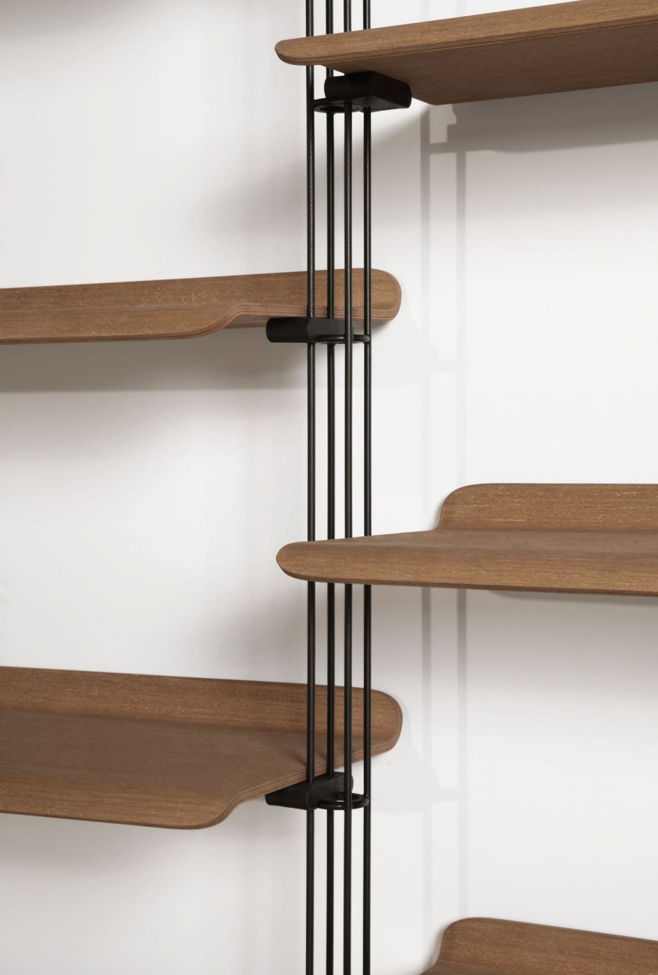 Adam Wood Shelf small dark wood Kartell