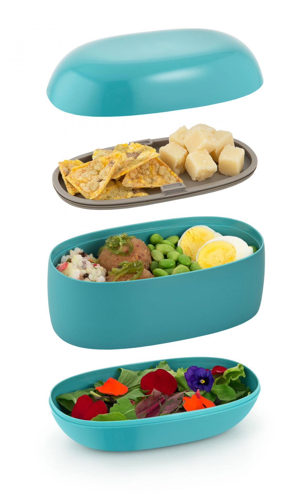 Food à porter Lunchbox light blue Alessi SINGLE PIECES