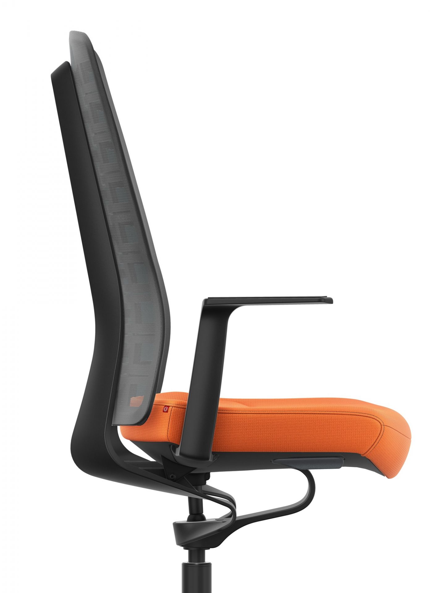Pure Edition Active Office swivel chair Interstuhl Anthracite - Orange