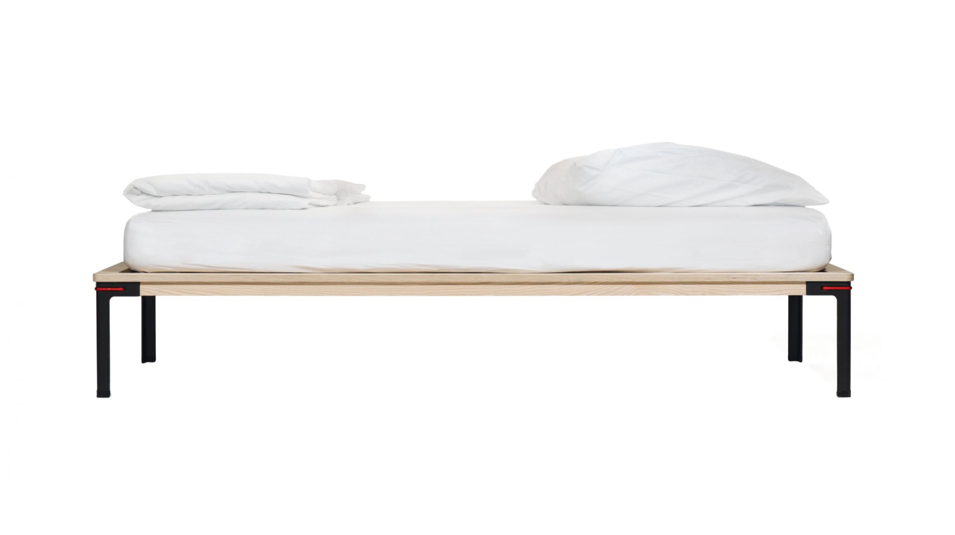 Seiltänzer bed 200 red 140 x 200 Nils Holger Moormann