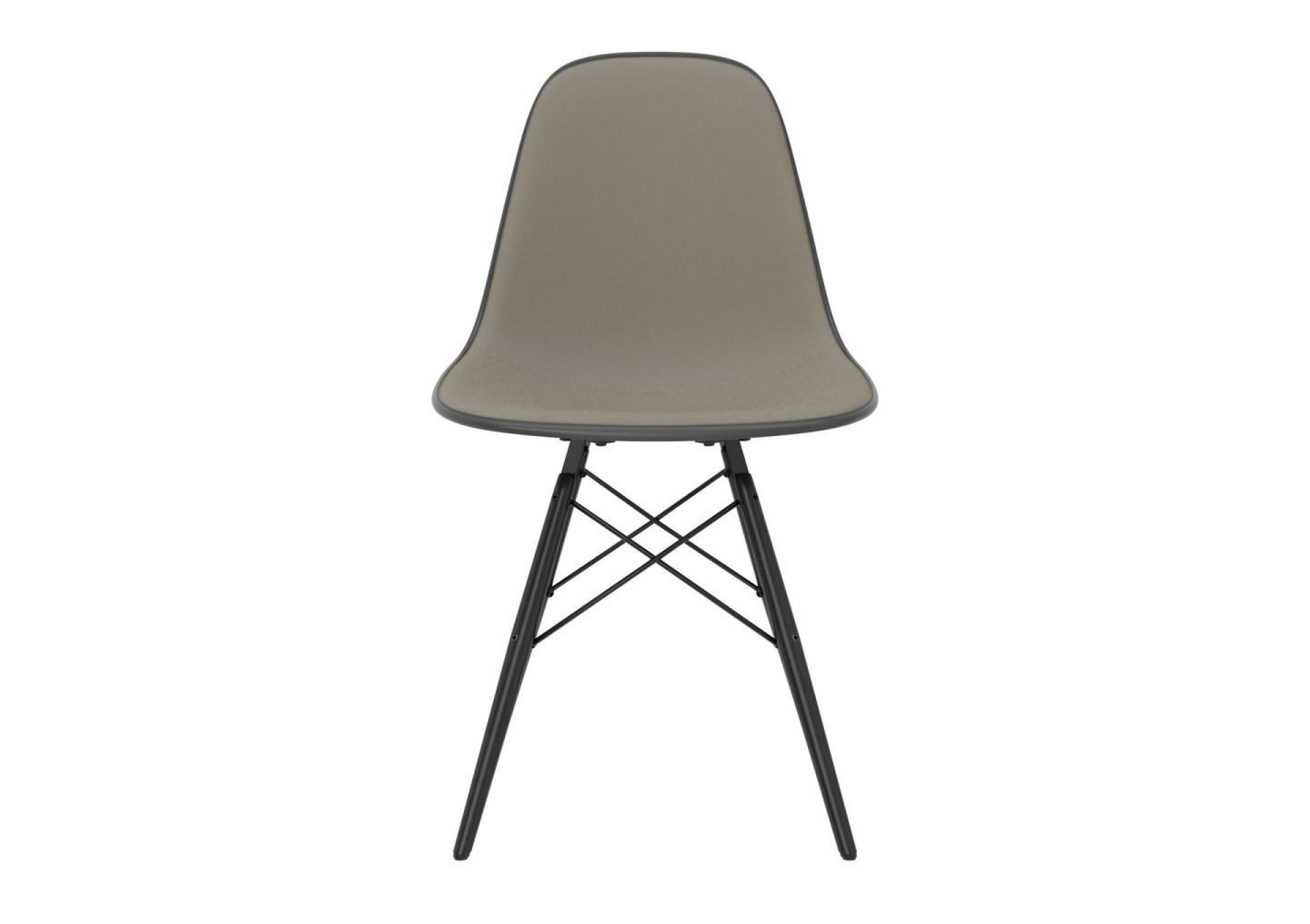 Eames Plastic Side Chair DSW Chair fully upholstered Vitra