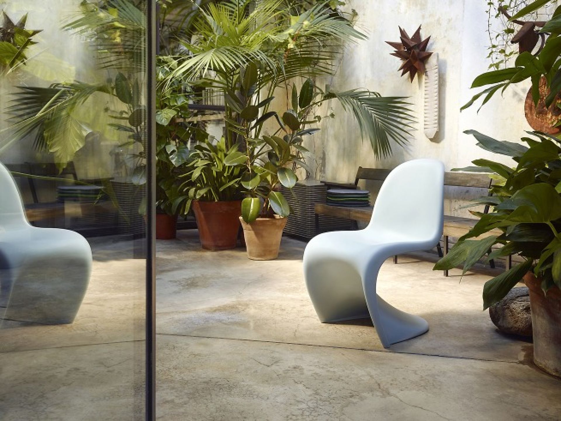 Panton Junior Chair Vitra - QUICK SHIP Soft mint