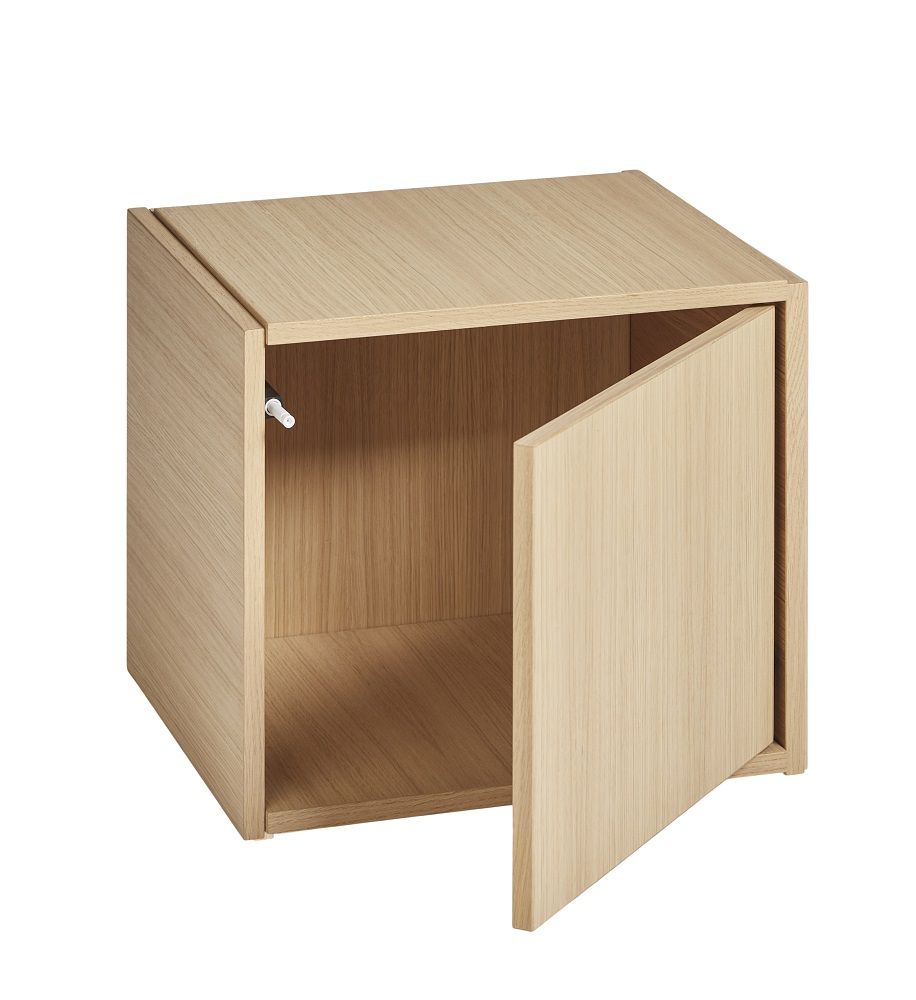 Bricks Cube Door Right  Shelf Woud