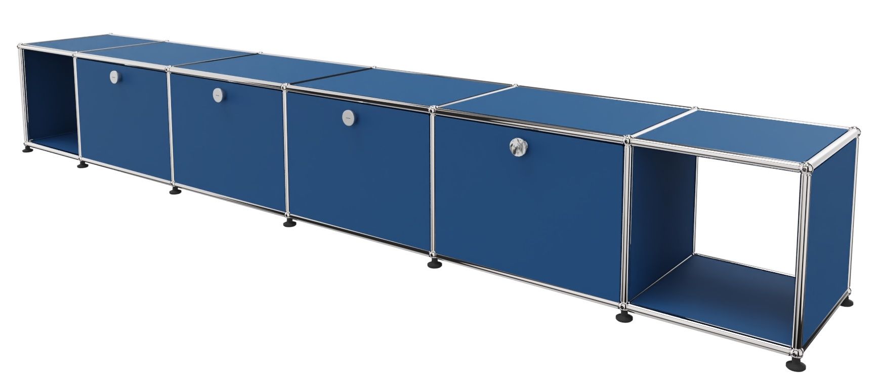 USM Board gentian blue without locks Wx270 cm USM Haller SINGLE PIECES