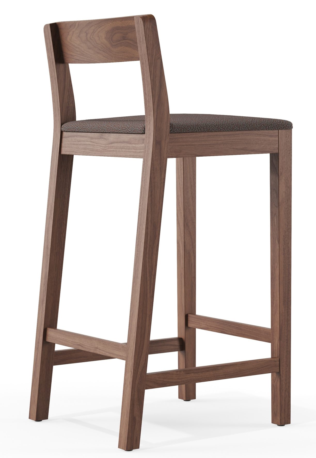 Sit Wood Bar Stool with Seat Cushion Zeitraum Sit Wood Bar Stool with Seat Cushion Zeitraum