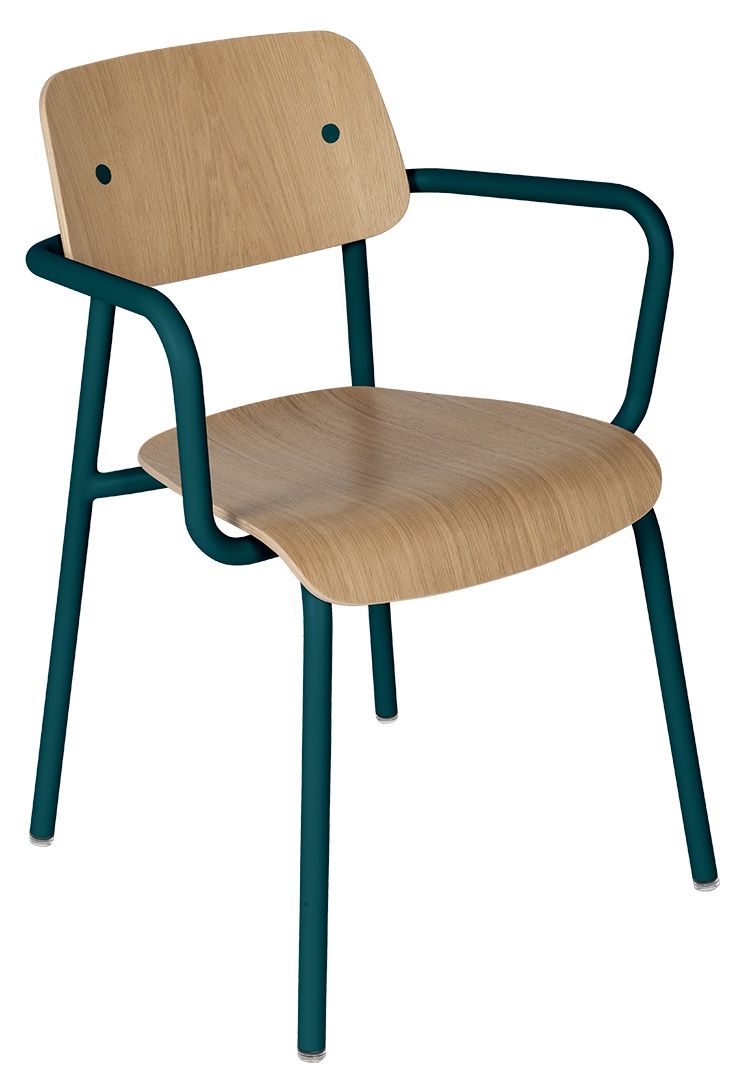 Study Bridge oak armchair Outdoor Fermob
