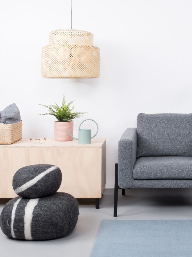 Mono Rectangular Felt Rug 180 x 260 cm myfelt