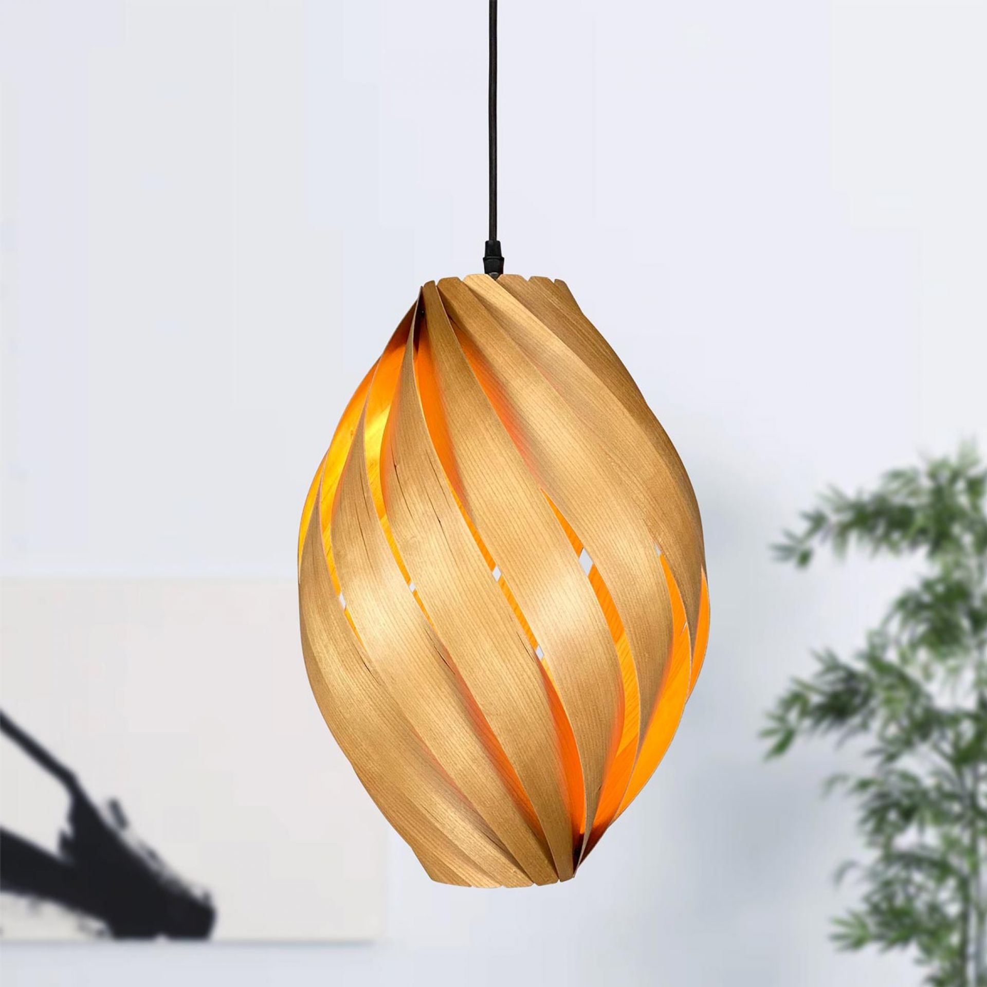 Ardére Pendant lamp rounded Cherry tree Gofurnit