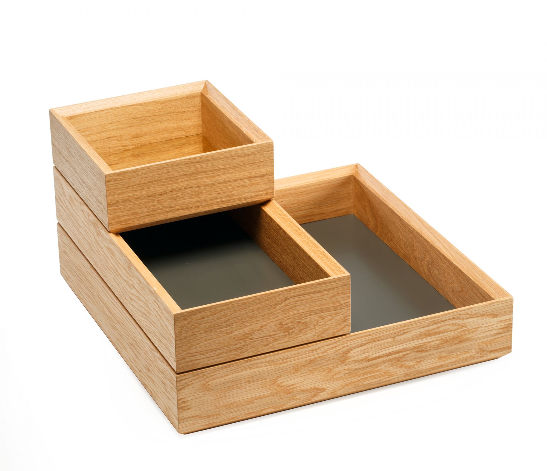 Tidy Tray Set of 3 gray Favius