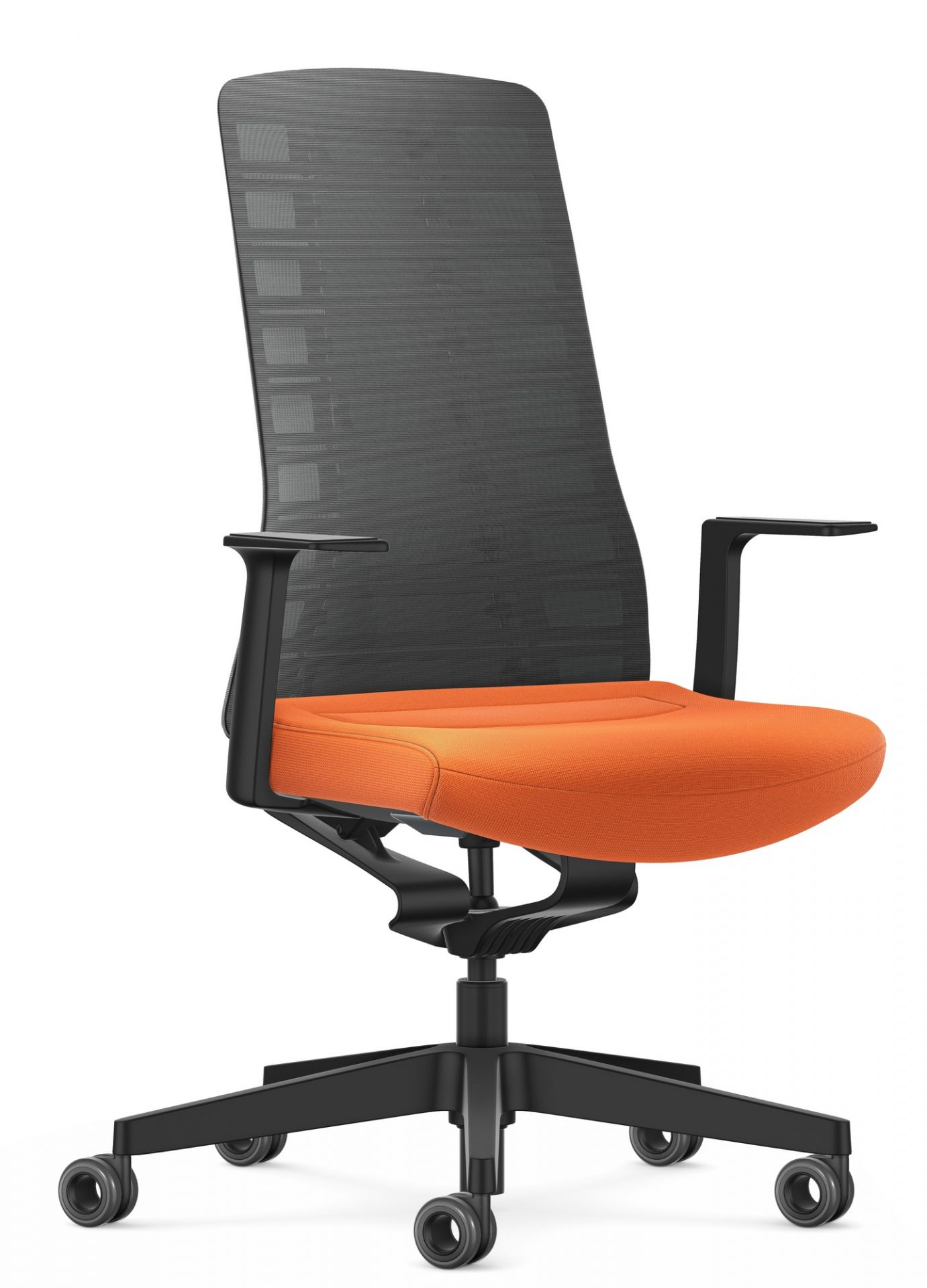 Pure Edition Active Office swivel chair Interstuhl Anthracite - Orange