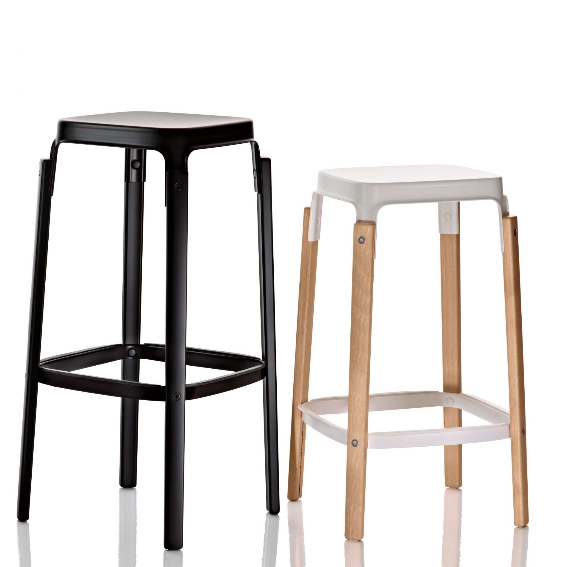 Steelwood Barstool H 78 cm Magis