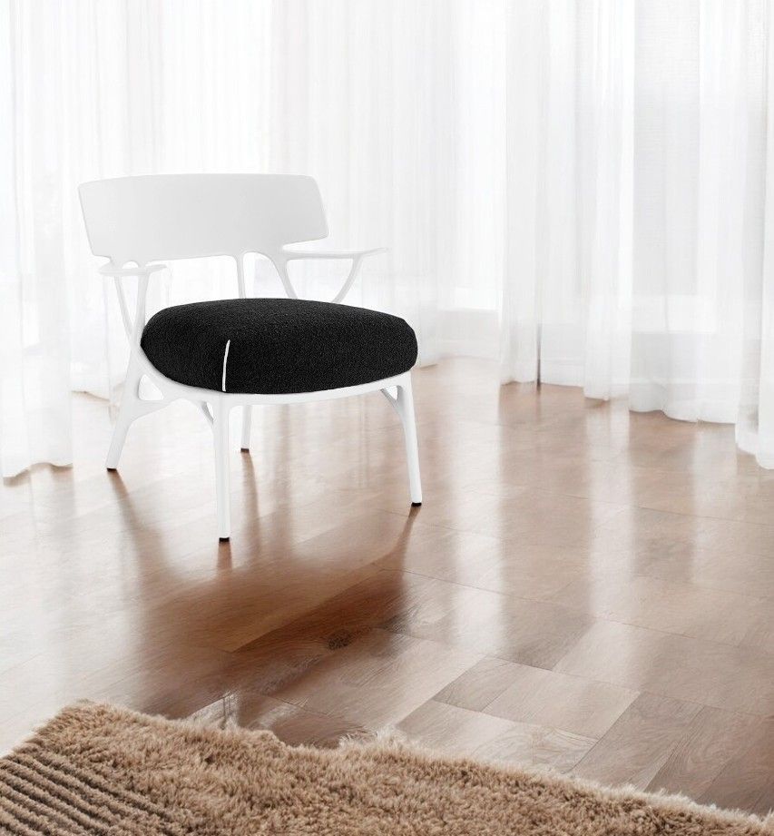 A.I. Lounge Chair Panamino Basic White-White Kartell