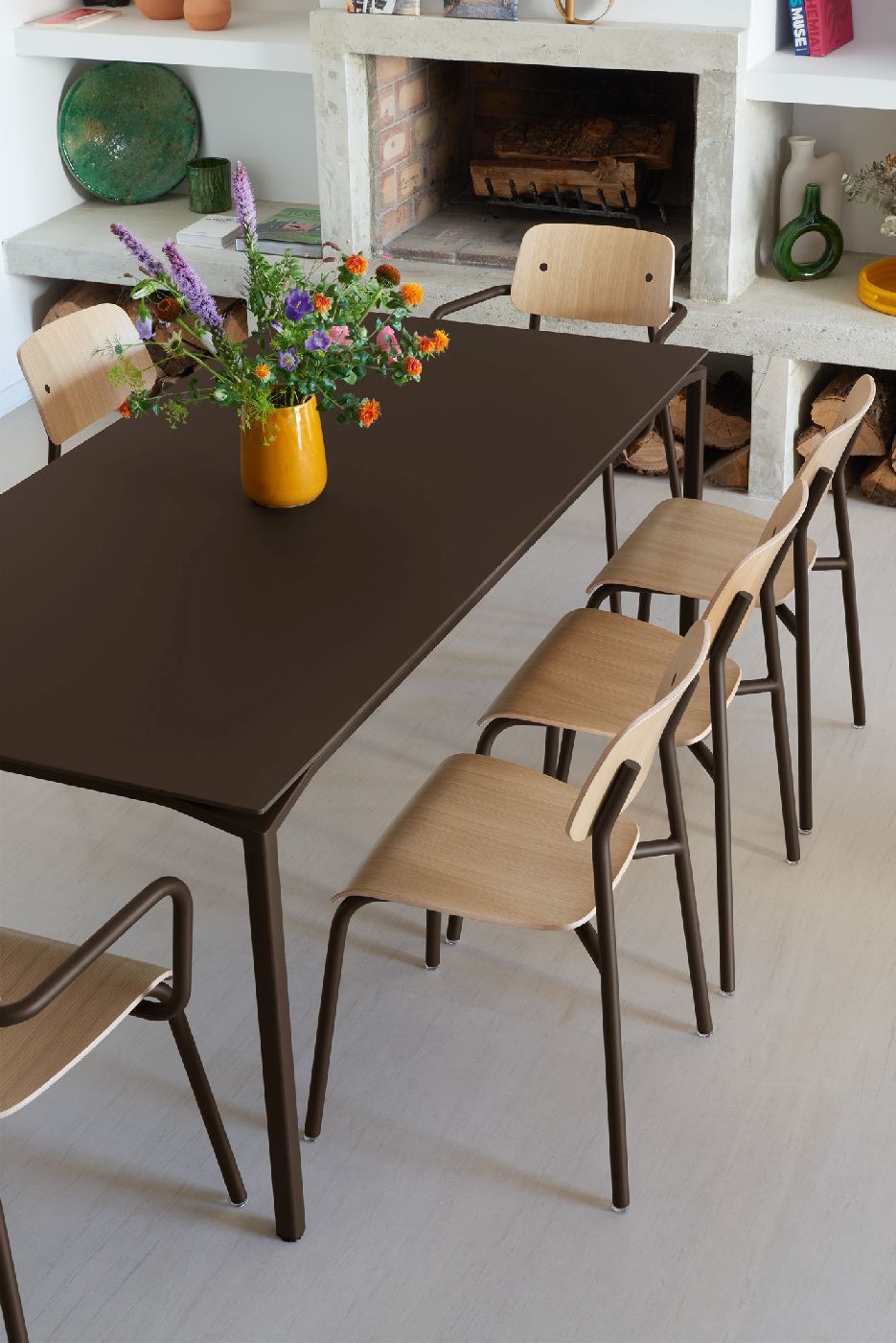 Study Chair Oak Chair Indoor Fermob