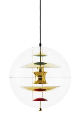 VP Globe Brass Finish Pendant Lamp Verpan