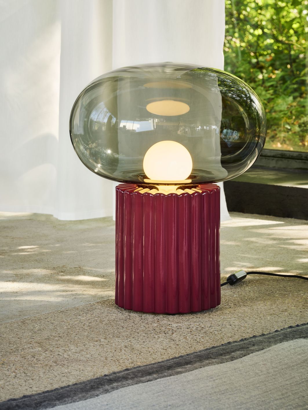 Fungi Floor Lamp Wine red Favius