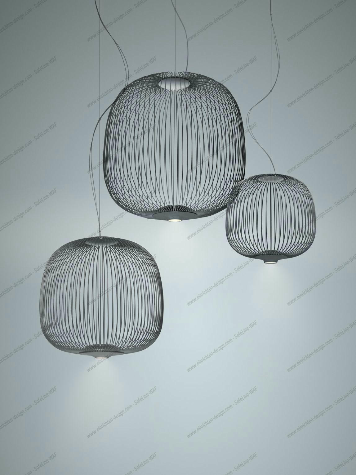 Spokes 2 piccola Pendant lamp white Foscarini