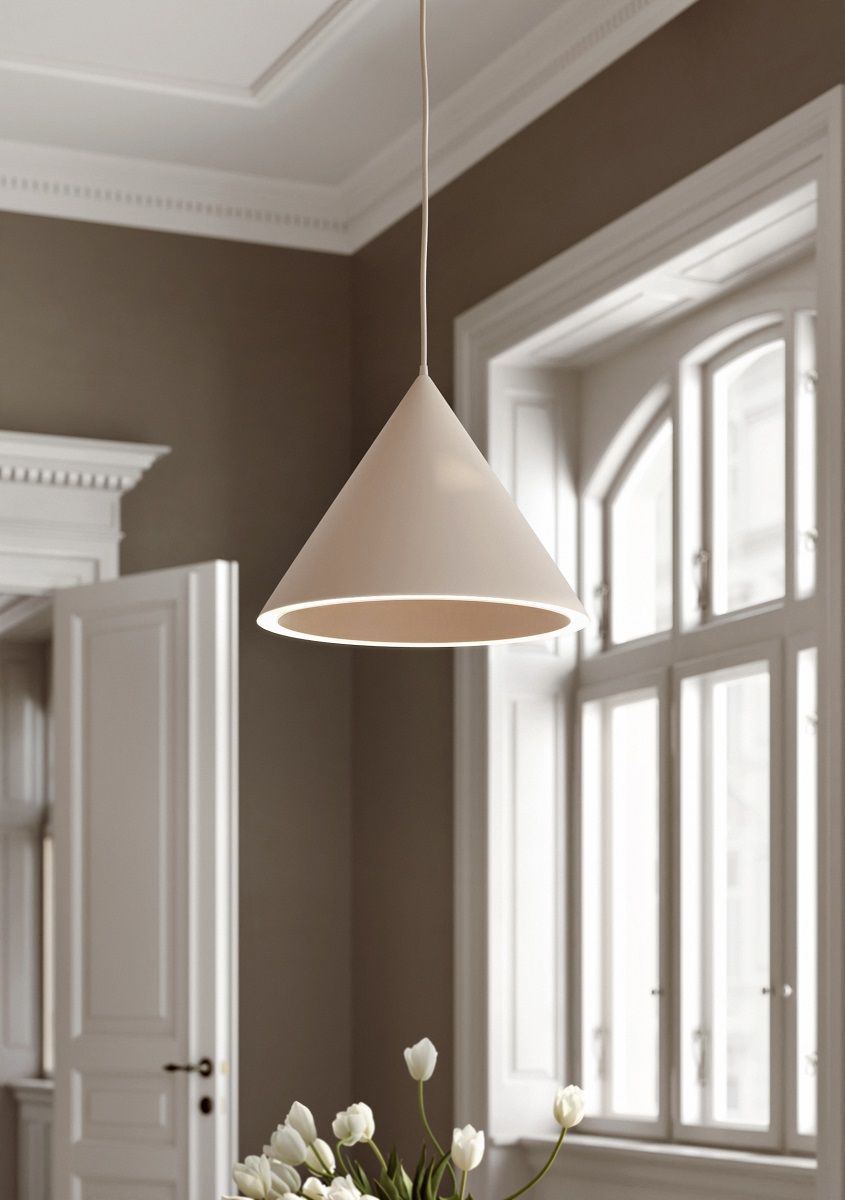 Annular Pendant Light L Woud Beige Annular Pendant Light L Woud Beige