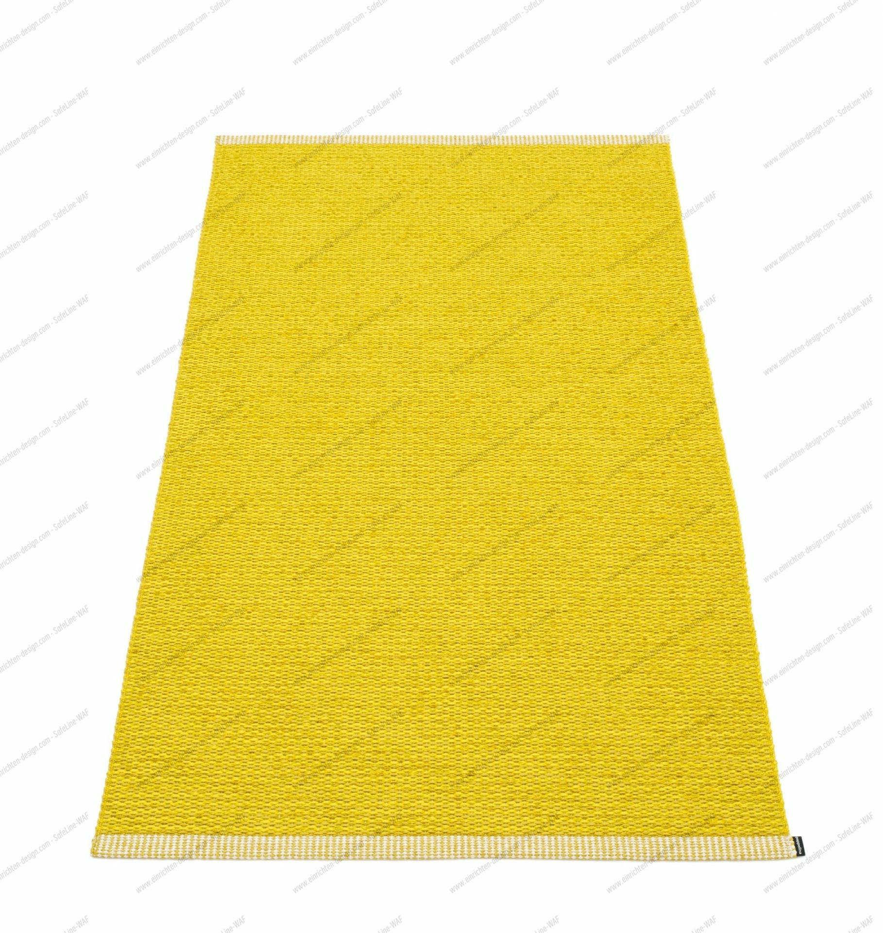 Mono Plastic Carpet 85x260 Pappelina Mustard