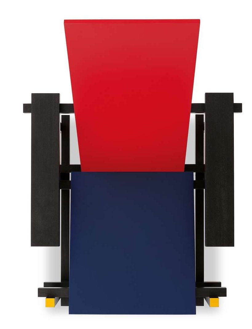 635 Red and Blue Armchair Cassina