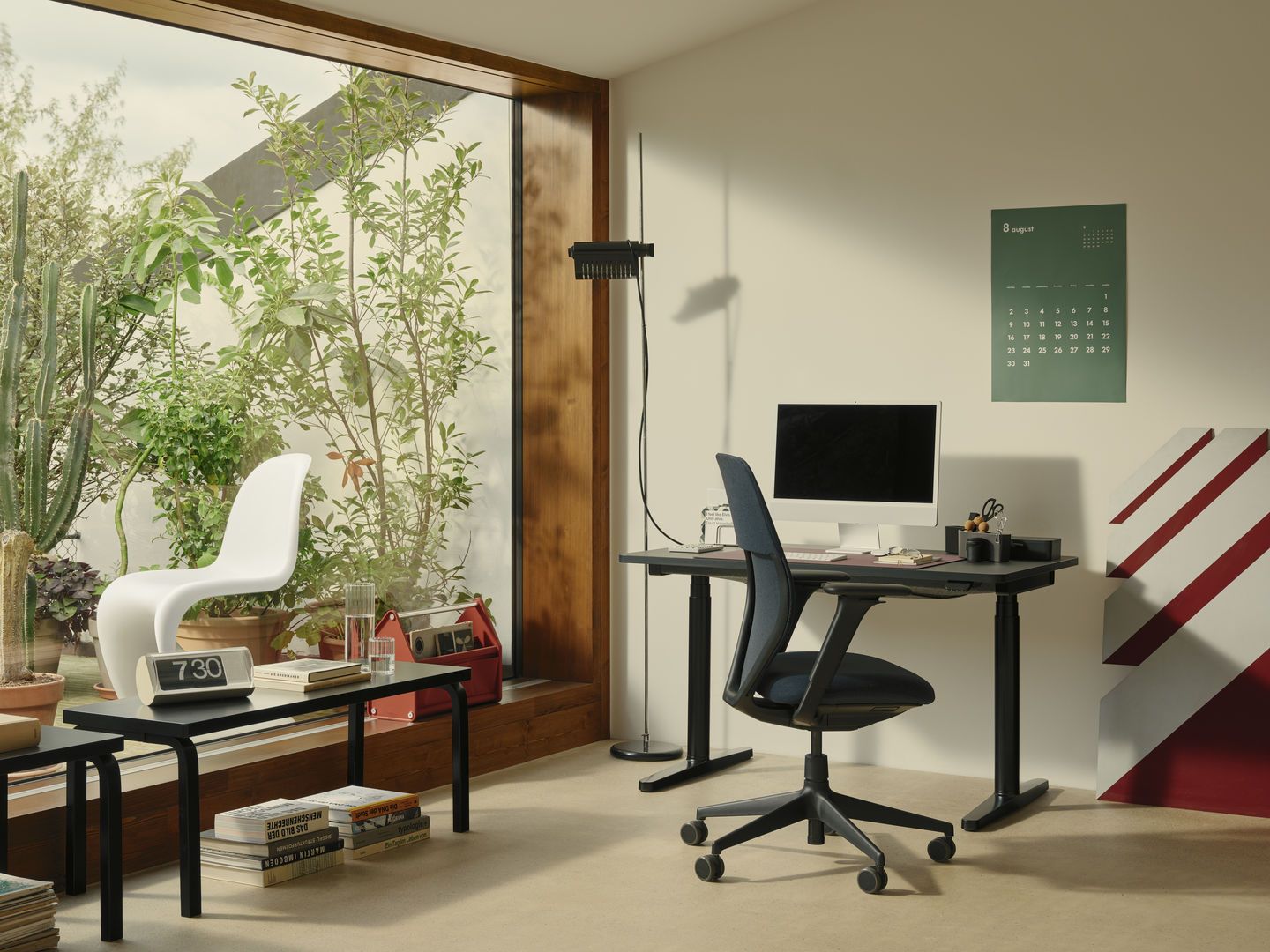 Tyde 2 Standing/Sitting Table Home Desk Vitra desk