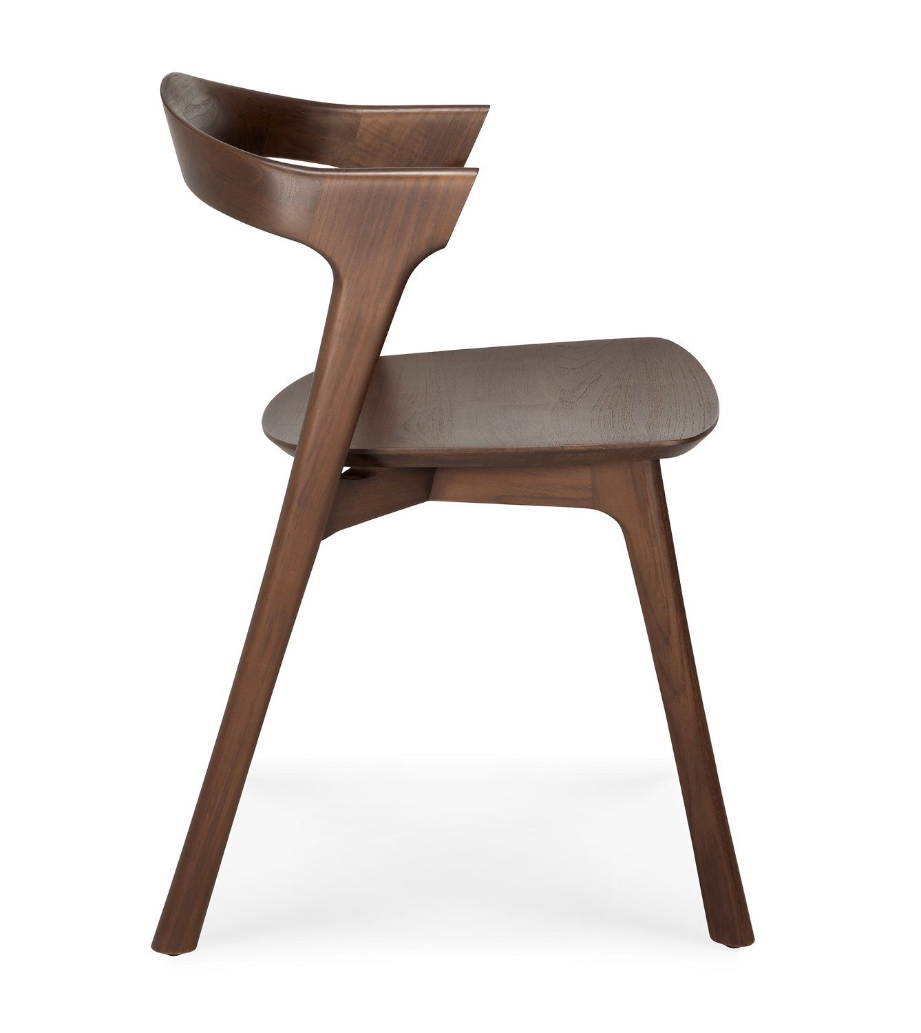 Bok Chair Teak lacquered dark brown Ethnicraft