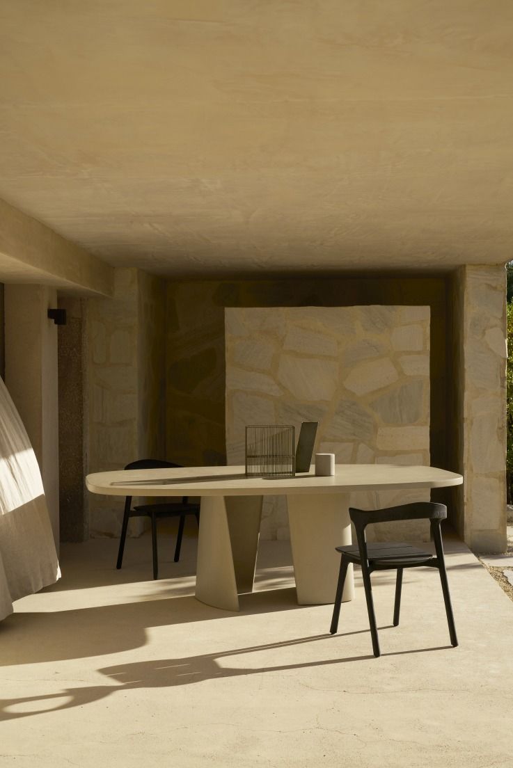 Canyon dining table outdoor concrete Ethnicraft