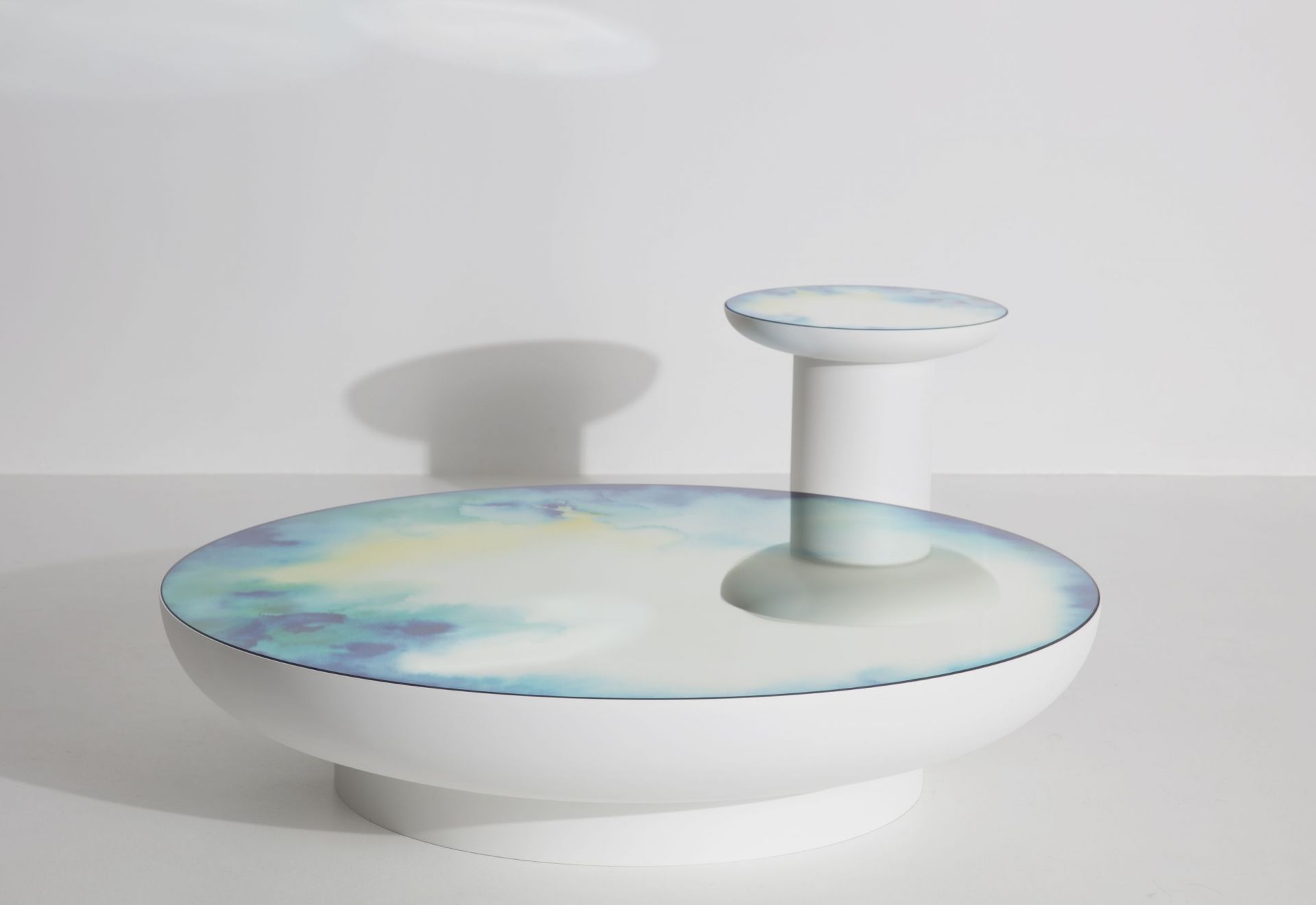 Francis Coffee Table Coffee table Ø 110 cm Petite Friture White Francis Coffee Table Coffee table Ø 110 cm Petite Friture White