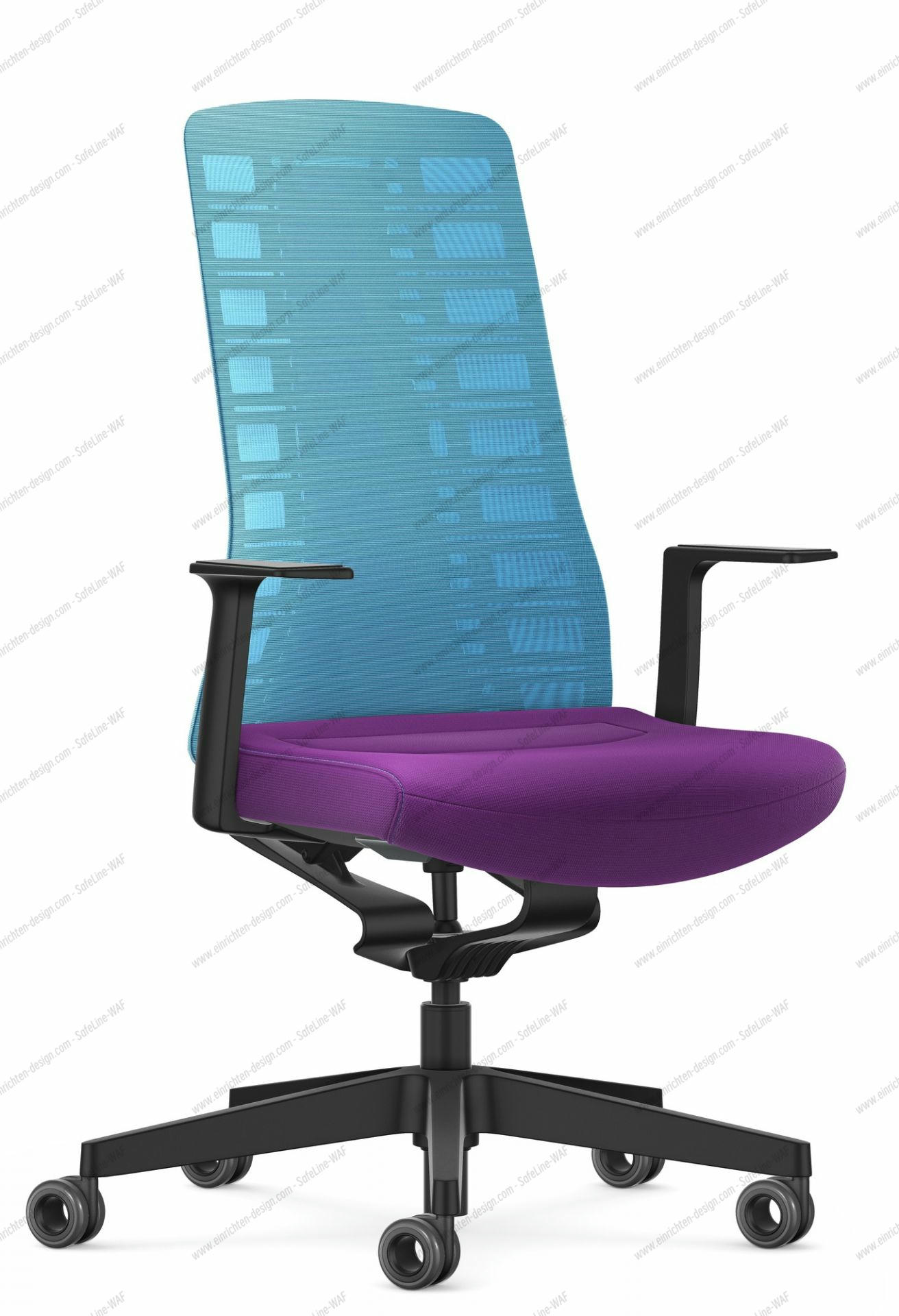 Pure Edition Active Office swivel chair Interstuhl Light blue - Purple