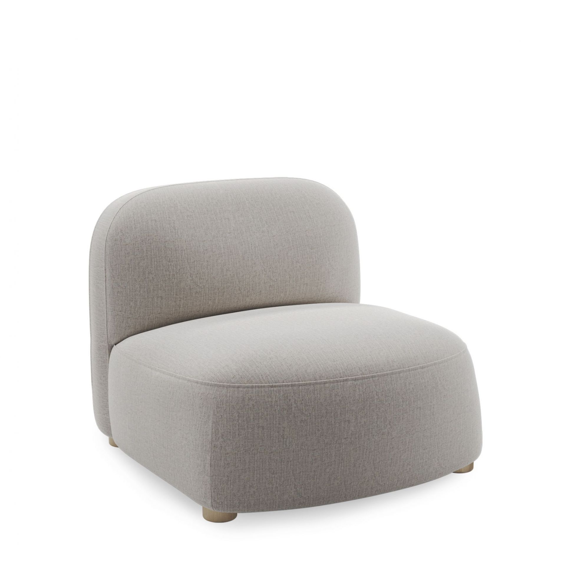 Gem Lounge chair light grey Northern