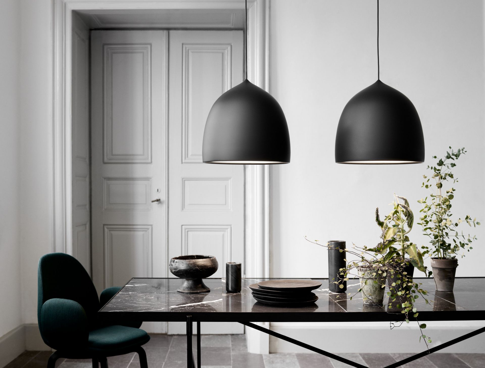 Suspence P2 Pendant Lamp Fritz Hansen Black